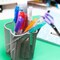 BAZIC GeLuxe 6 Glitter Colors Gel Pens, 1.0 mm Medium, Smooth Gel Ink